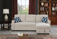 82" Width Sectional With Storage Chaise And Cupholder Armrest