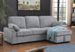 Mackenzie - Chenille Fabric Sleeper Sectional With Right-Facing Storage Chaise