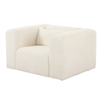 Tarra - Fluffy Oversized Corduroy Armchair