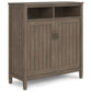 Lev - Medium Storage Cabinet - Smoky Brown