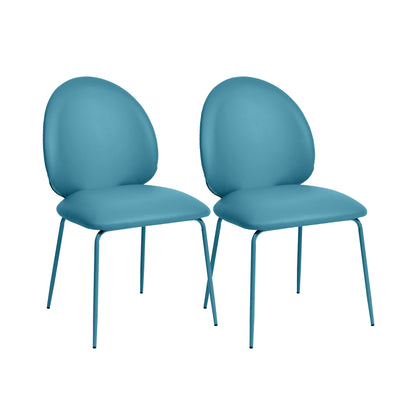 Lauren - Vegan Leather Kitchen Chairs (Set of 2)