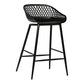 Piazza - Outdoor Counter Counter Stool (Set of 2) - Black