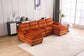 U-Shaped Profile Sofa, Including Two Single Seats And Two Chaise, Modular Sofa, Corduroy Sofa