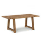 Whitley - Dining Table In Burnt Wax - Brown