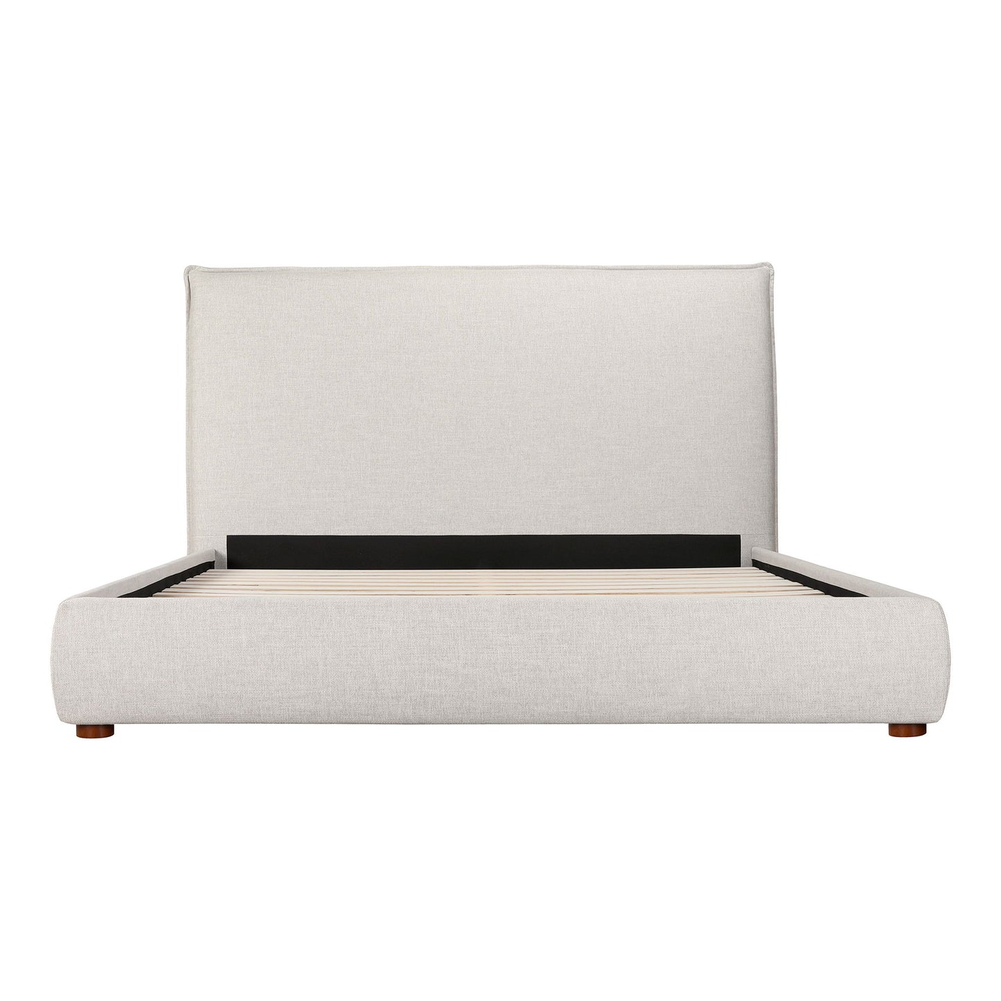 Luzon - Queen Bed Tall Headboard - Light Gray