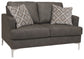 Arcola - Brown Dark - Rta Loveseat