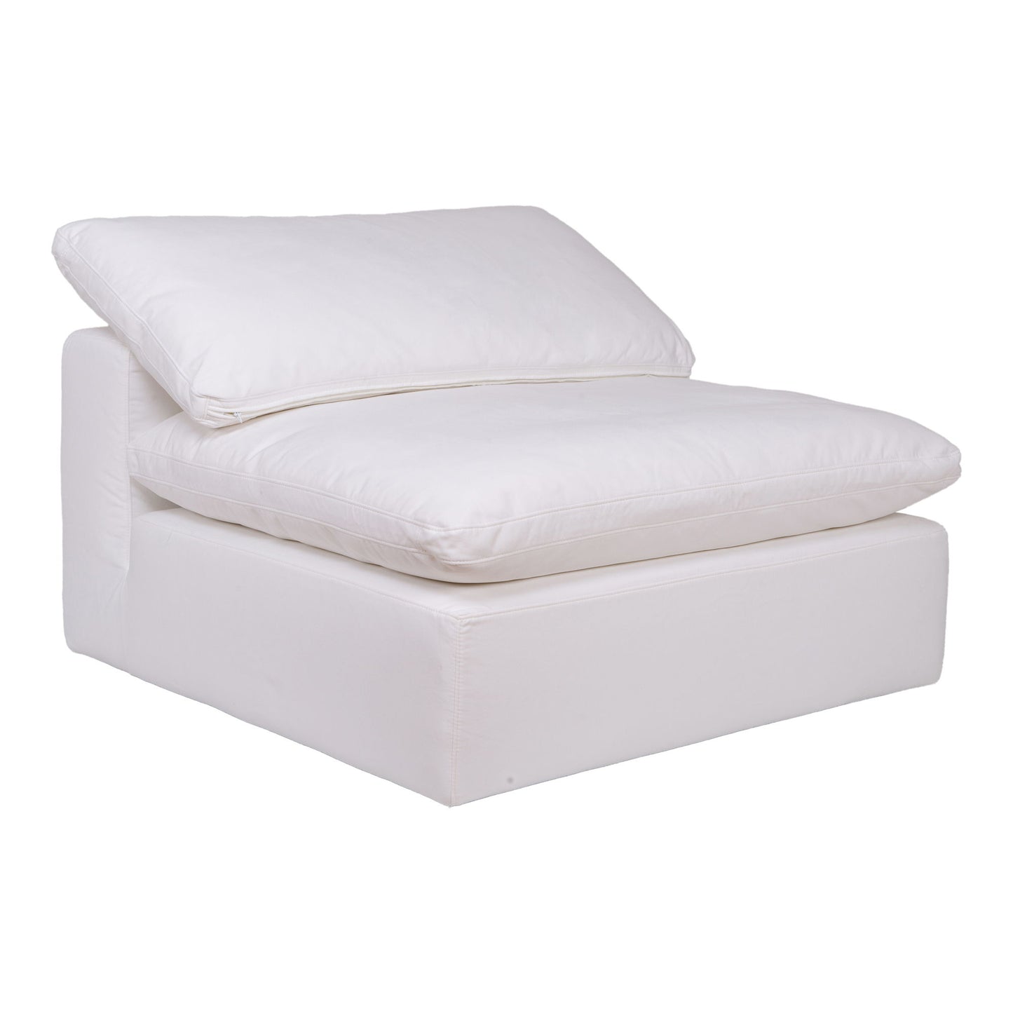 Clay - Slipper Chair Livesmart Fabric - Cream