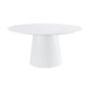 Pauline - Round Dining Table - White Ash