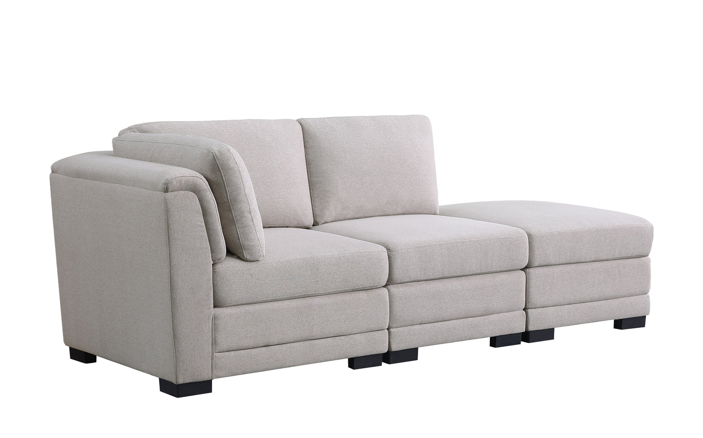 Kristin - Linen Fabric Reversible Sofa