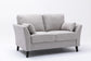 Damian - Woven Fabric Loveseat