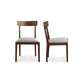 Leone - Dining Chair Chair (Set of 2) - Walnut Brown