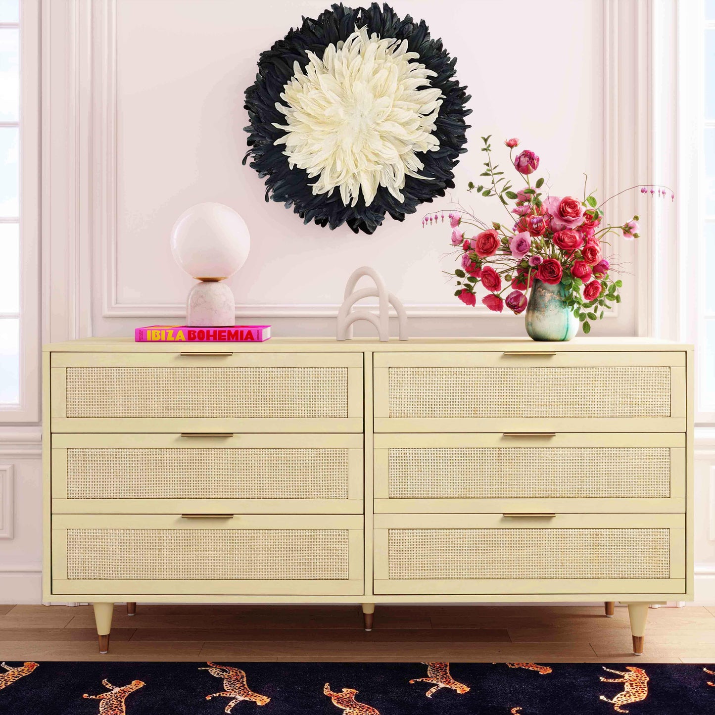 Sierra Buttermilk - 6 Drawer Dresser - Beige