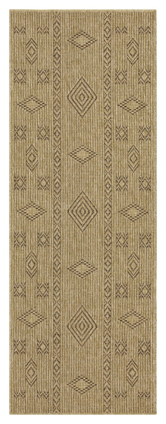 Earth - 7'10" X 10'3" Indoor, Outdoor Area Rug - Natural, Mocha