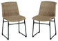 Amaris - Brown / Black - Chair (Set of 2)