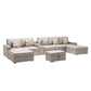 Nolan - 7 Piece Sectional Sofa With Pillows And Interchangeable Legs