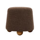 Jaine - Boucle Stool - Chocolate Brown