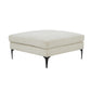 Serena - Velvet Ottoman With Black Legs