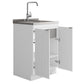 Murphy - Laundry Cabinet & Faucet And Stainless Steel Sink