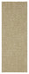 Earth - 2'7" X 7'3" Indoor, Outdoor Area Rug - Natural, White