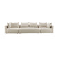 Hangover - Linen 145" Long Sofa - Cream