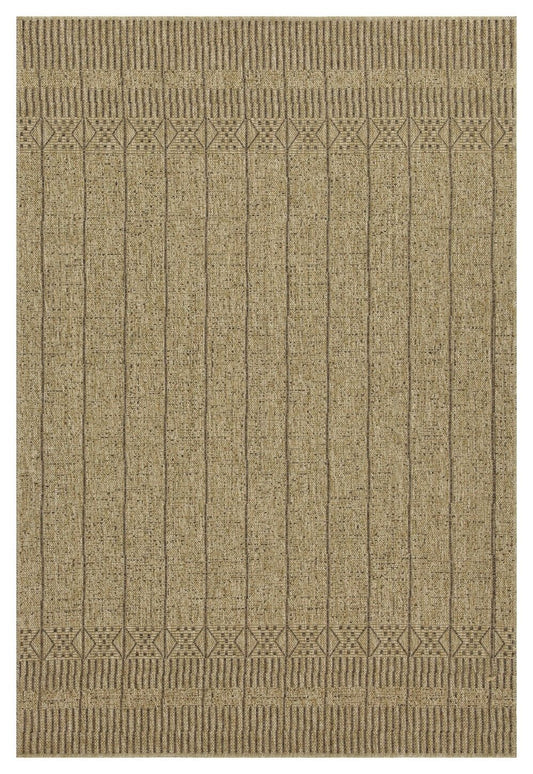 Earth - 5'3" X 7'3" Indoor, Outdoor Area Rug - Mocha, Natural