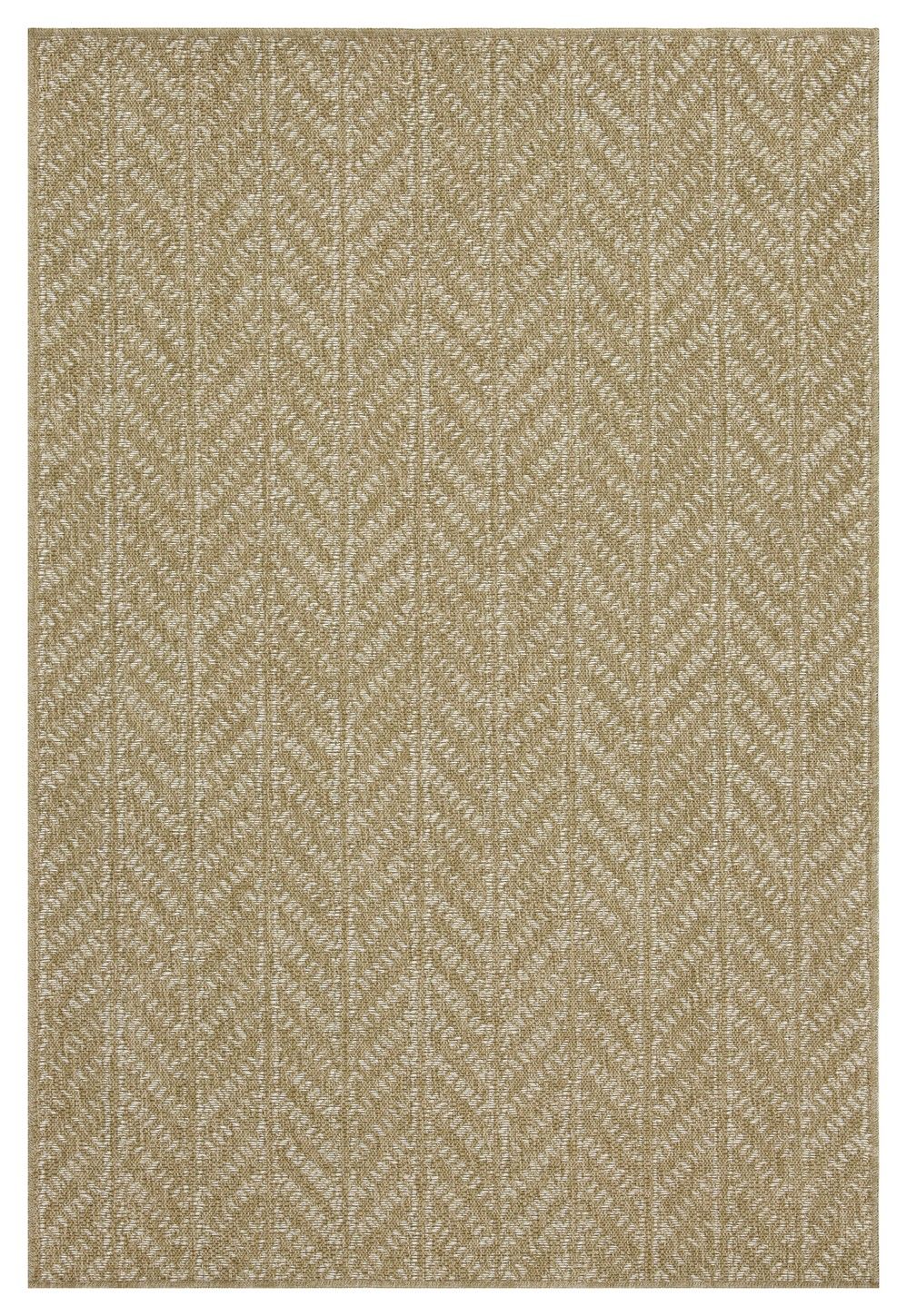 Earth - 5'3" X 7'3" Indoor, Outdoor Area Rug - Natural, White