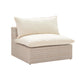 Cali - Wicker Outdoor Armless Chair - Natural