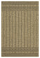 Earth - 7'10" X 10'3" Polypropylene, Indoor, Outdoor Area Rug - Jute, Black