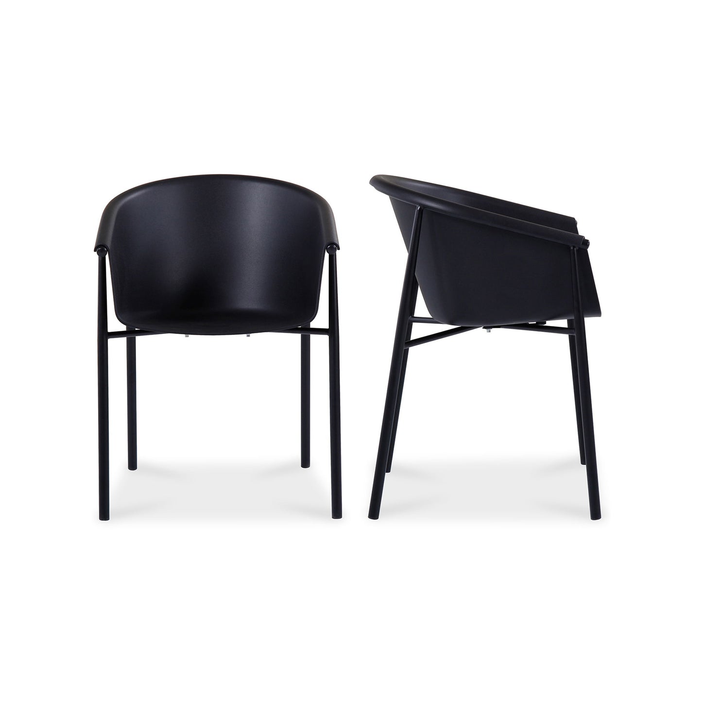 Shindig - Outdoor Dining Dining Chair (Set of 2) - Black