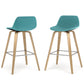 Randolph - Bentwood Counter / Bar Height Stool (Set of 2) - Blue