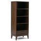 Harper - Bookcase With Storage - Walnut Brown