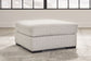 Larce - Stone - Oversized Accent Ottoman