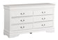 Louis Phillipe - 6-Drawer Dresser