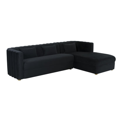 Callie - Velvet Sectional - RAF