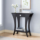 Accent Console, Hallway Table With Small Drawer - Red Cocoa