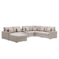 Nolan - 7 Piece Sectional Sofa With Pillows And Interchangeable Legs