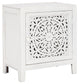 Fossil - White - Accent Cabinet