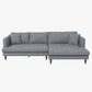 Blake - L Shaped Velvet Sectional Sofa