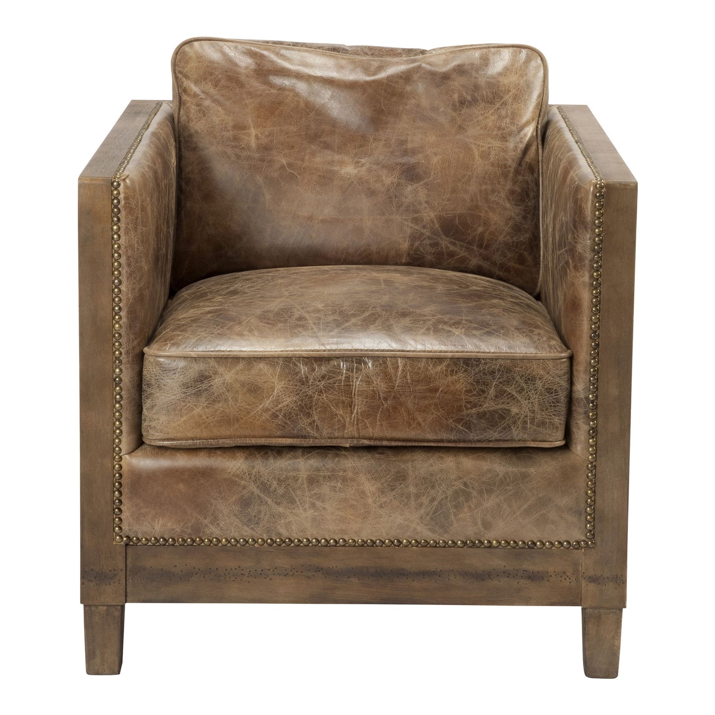 Darlington - Club Chair - Light Brown