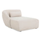 Amelia - Left Arm Facing Chaise - Warm White