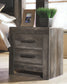 Wynnlow - Gray - Two Drawer Night Stand