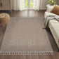 5' x 7' Traditional Indoor / Outdoor Area Rug - Natural