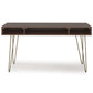 Hunter - Desk - Umber Brown / Gold