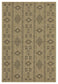 Earth - 7'10" X 10'3" Indoor, Outdoor Area Rug - Natural, Black