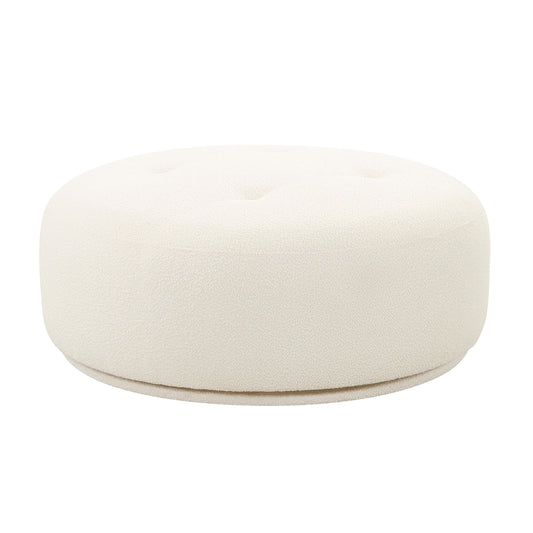 Fickle - Swivel Ottoman - Cream