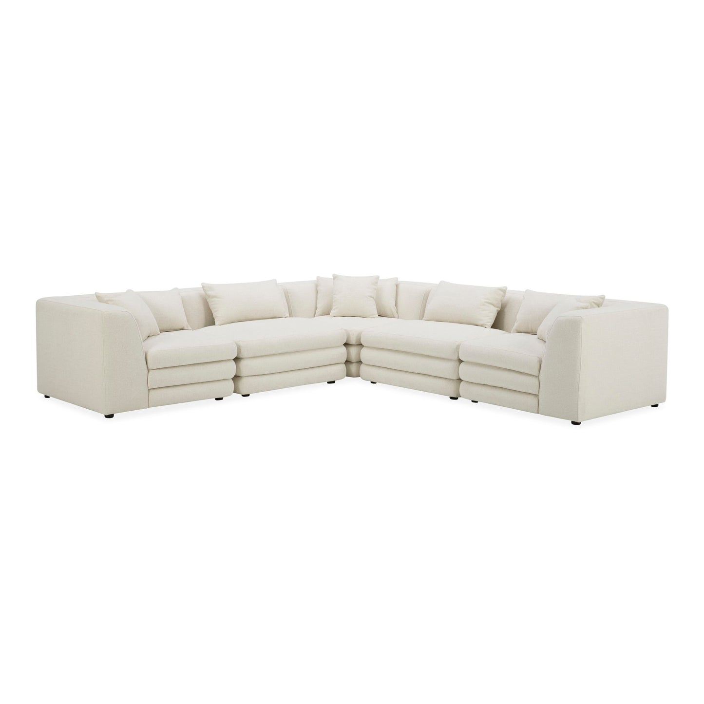 Lowtide - Classic L Modular Sectional - Warm White