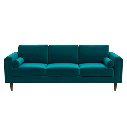 Amber - Mid-Century Modern Luxury Modern Velvet Sofa