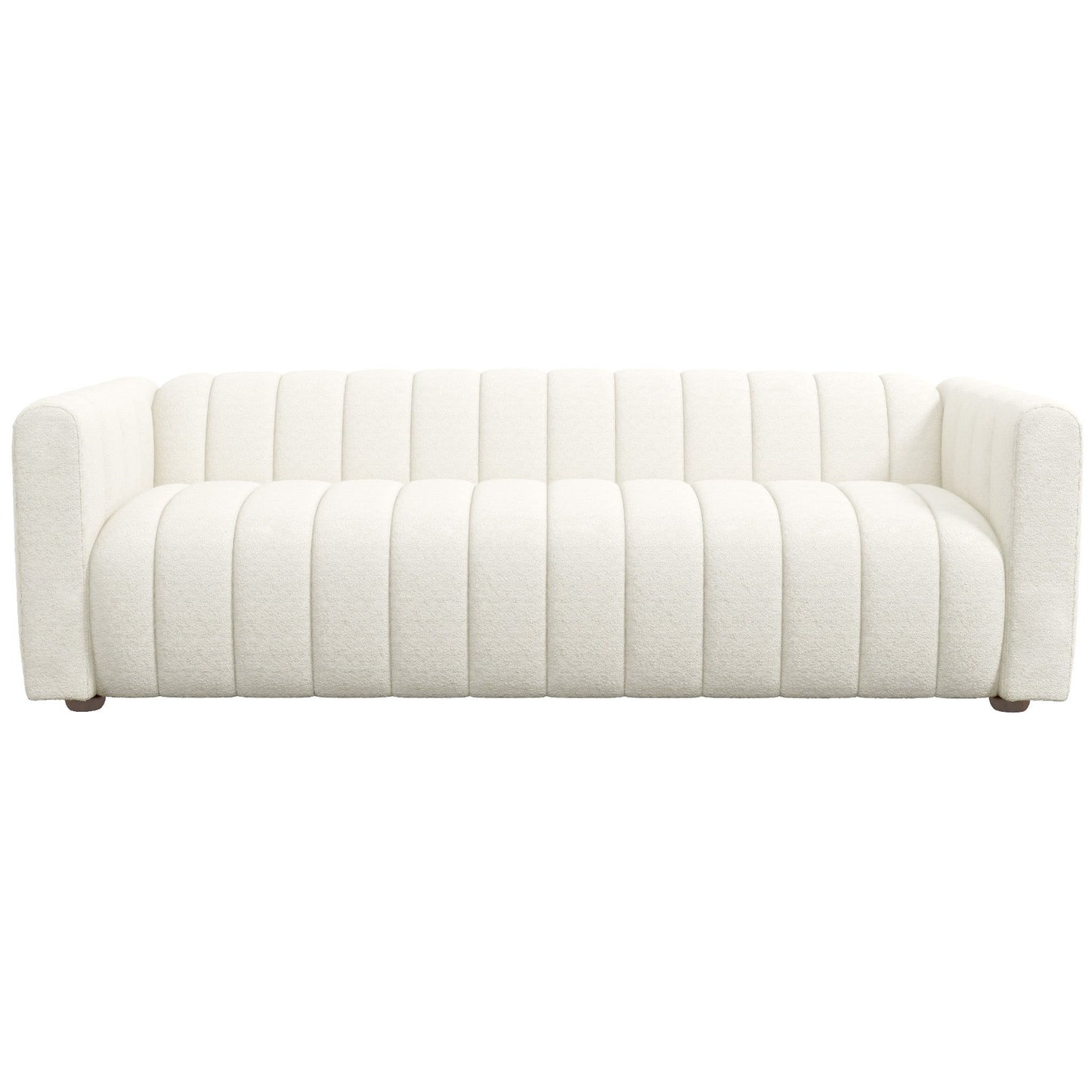 Elrosa - Channel Mid-Century Modern Tufted Sofa