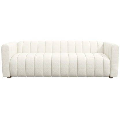 Elrosa - Channel Mid-Century Modern Tufted Sofa