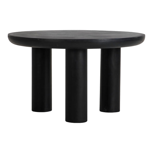 Rocca - Round Dining Table - Black - Concrete